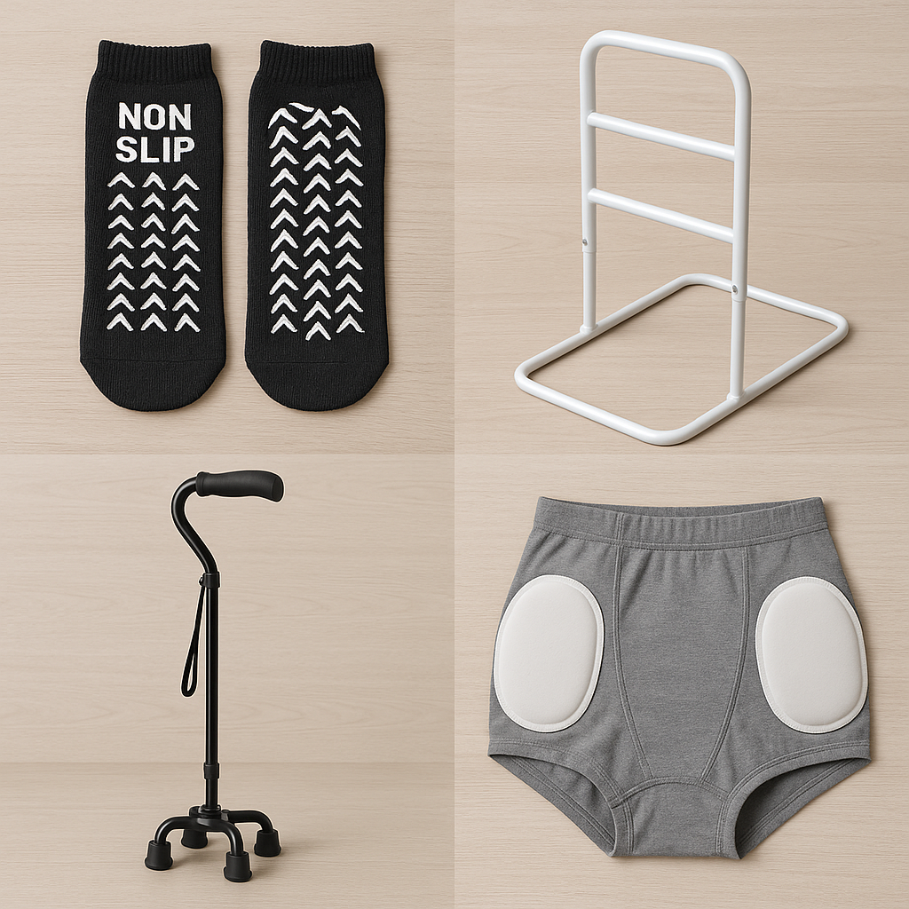 어르신 낙상방지용품들
