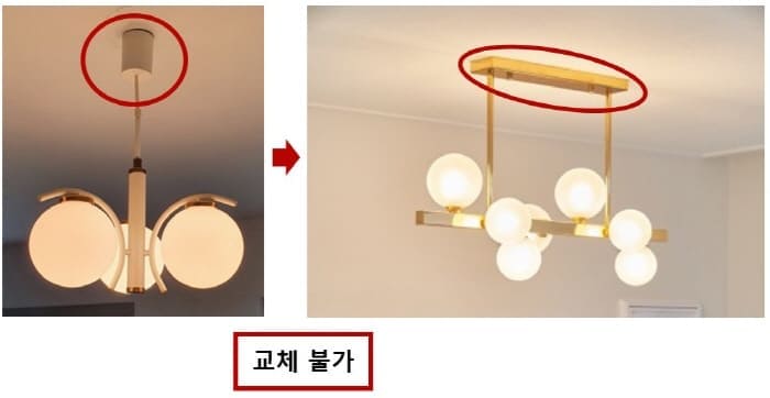 천장조명교체