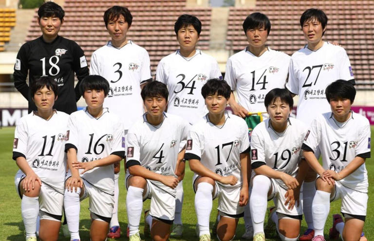 북한 내고향여자축구단 / 2026. 5. 4 朝鮮日報
