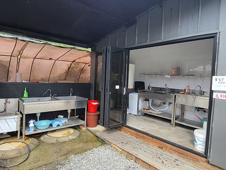 소노카페캠핑장_개수대