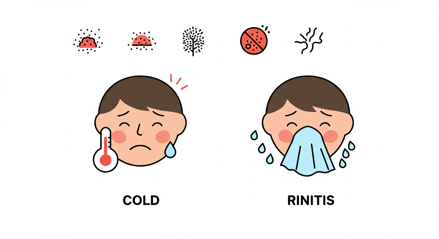 감기 vs 비염 (비염 증상, 코 건조증, 전문병원)