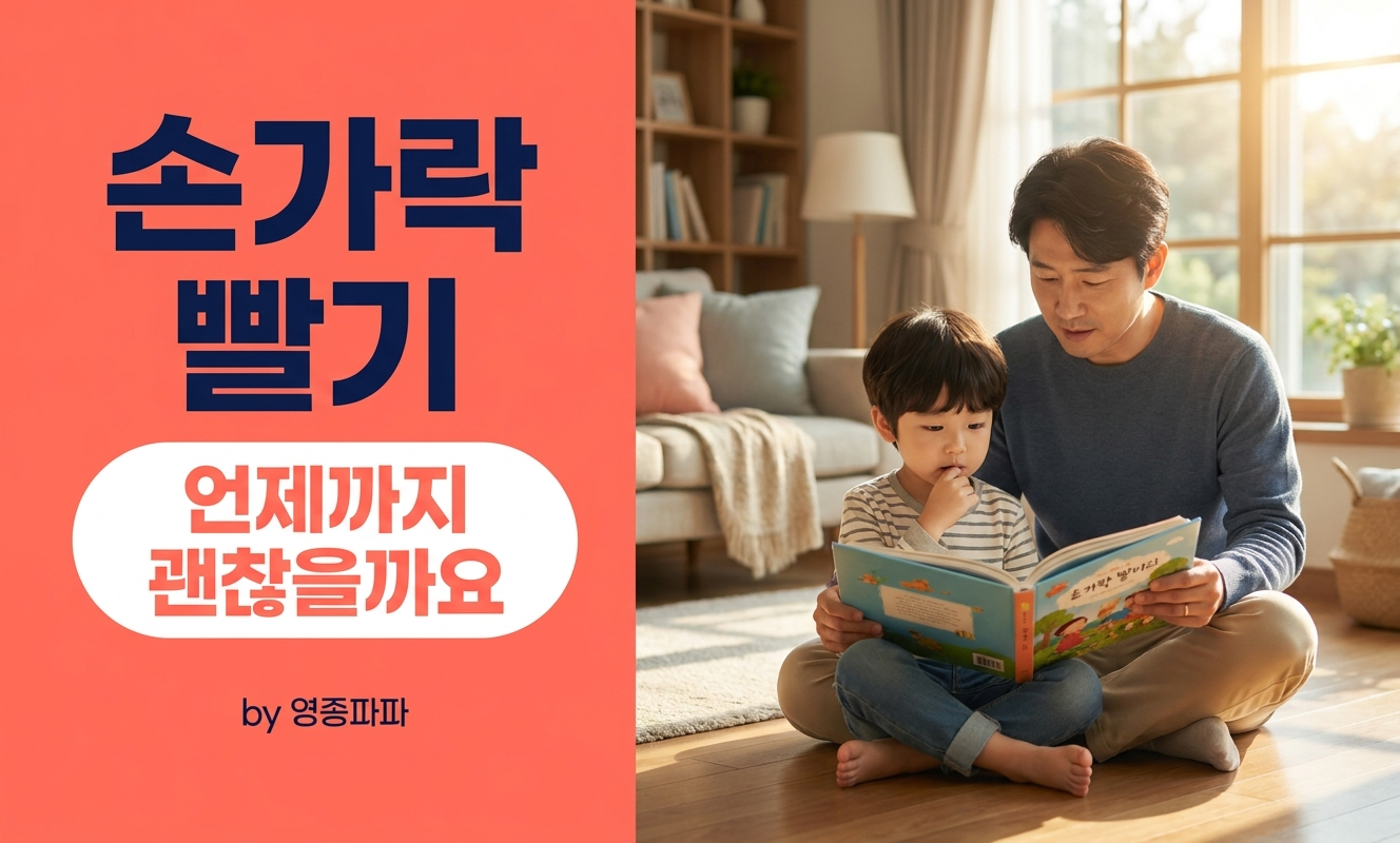 그림책을 함께 보는 아이와 아빠