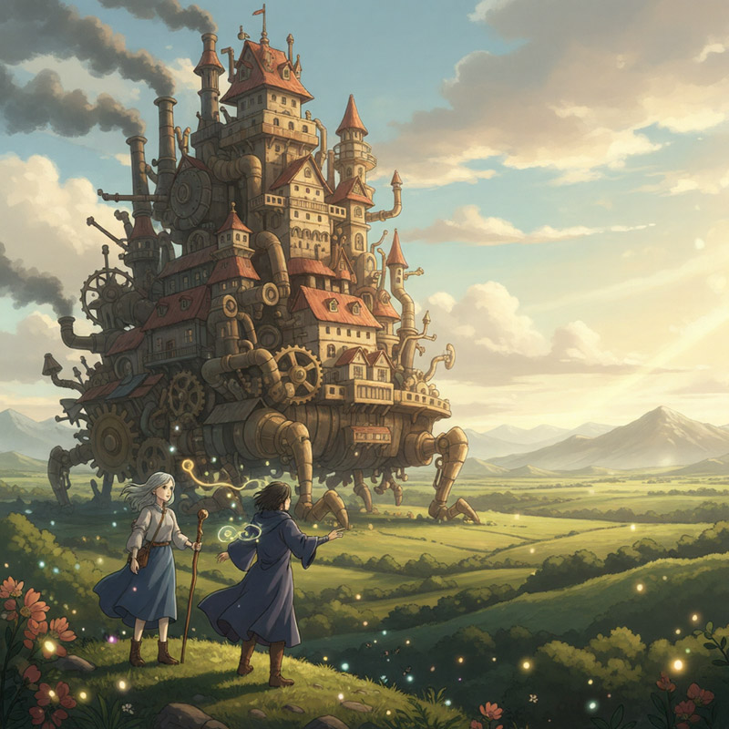 하울의 움직이는 성, 전쟁과 사랑이 만든 두 개의 세계