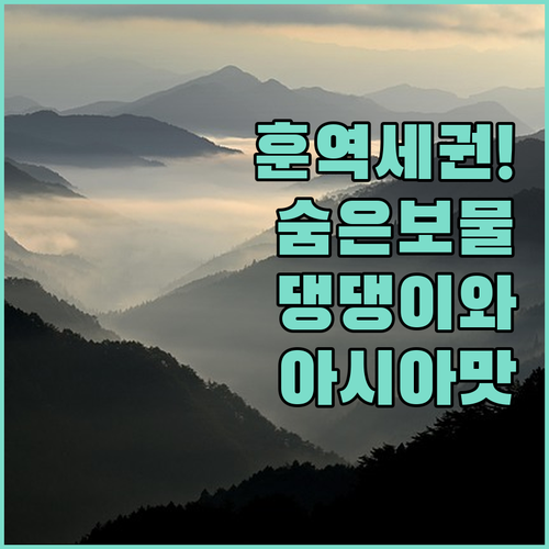 반려견 동반부터 아시아 요리까지 훈 ..