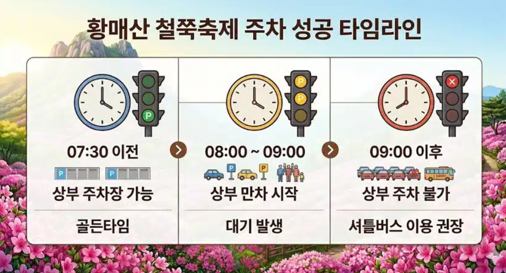 2026 황매산 철쭉축제 등산코스는?