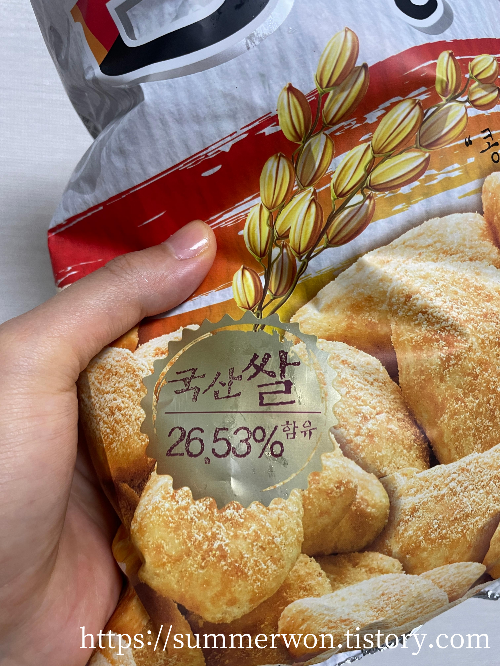 한입 참 인절미 과자 특징