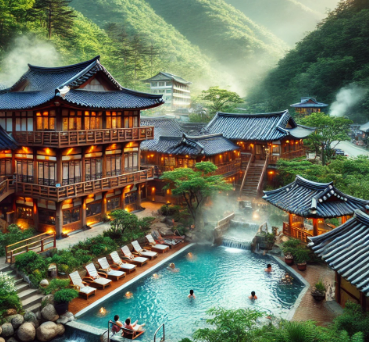 온천 관련 사진.