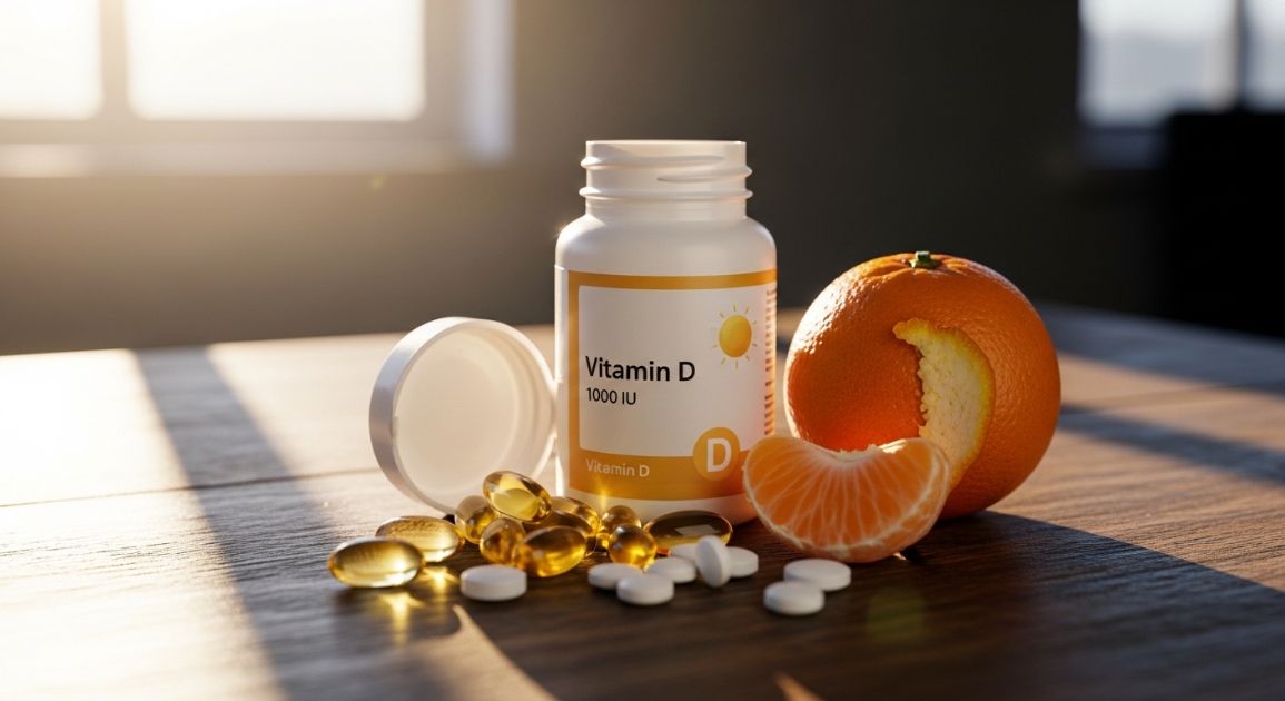 비타민D 하루 권장량 영양제 이미지