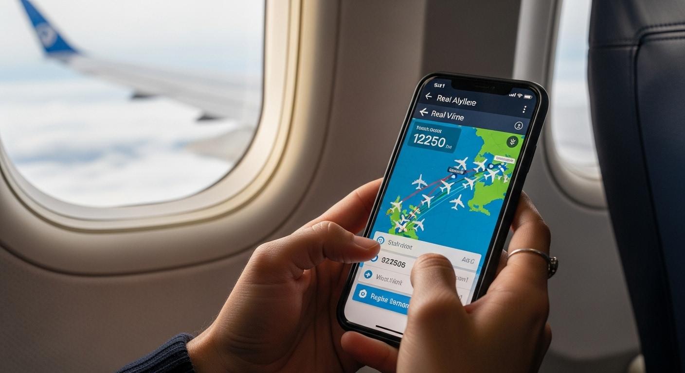 비행기 실시간 위치 추적 앱