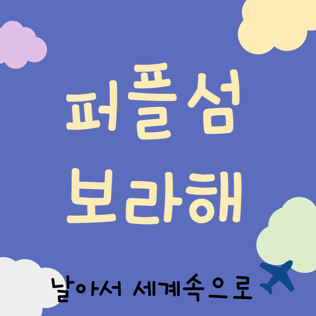 퍼플섬 반월도 박지도 여행