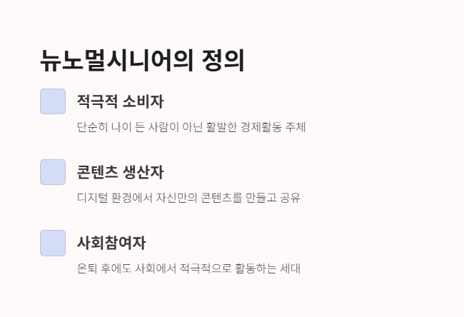 뉴노멀시니어란 무엇인가?
