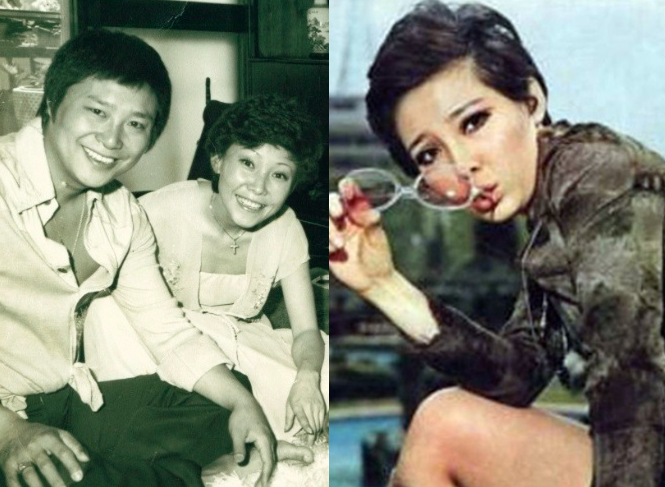 가수 남진과 윤복희의 결혼 시절 사진