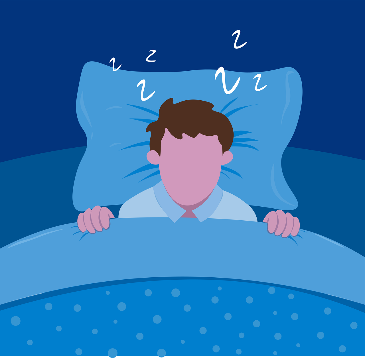 꿀잠자는 현대인의 모습