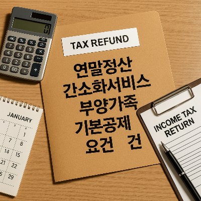 연말정산 간소화서비스 부양가족 공제 한번에