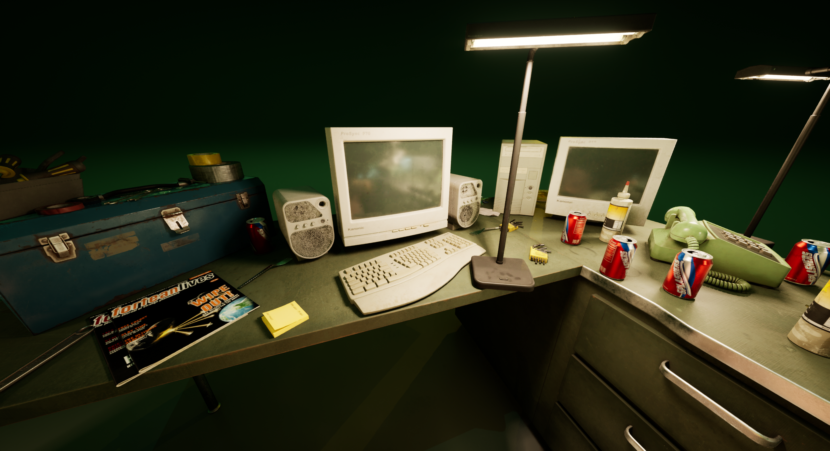 [언리얼엔진5 PCG] 3. Computer Desk