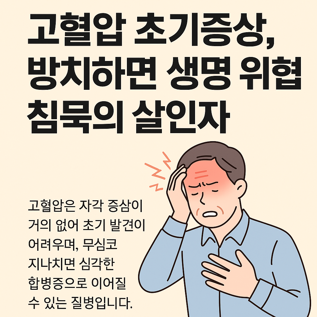 고혈압 초기 증상