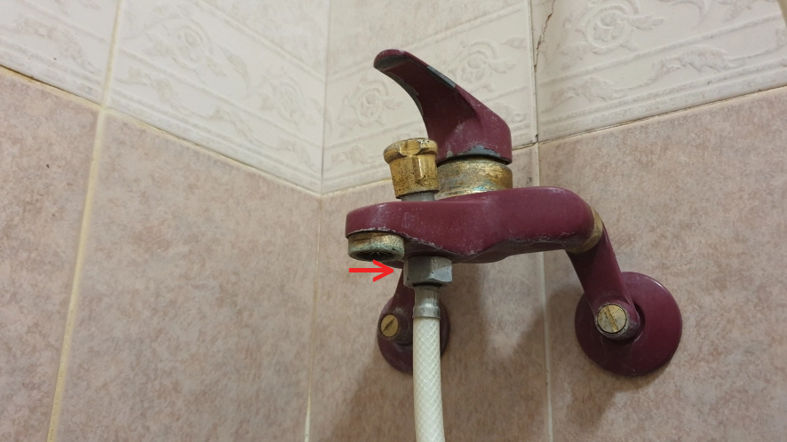 오래된 샤워기 수전