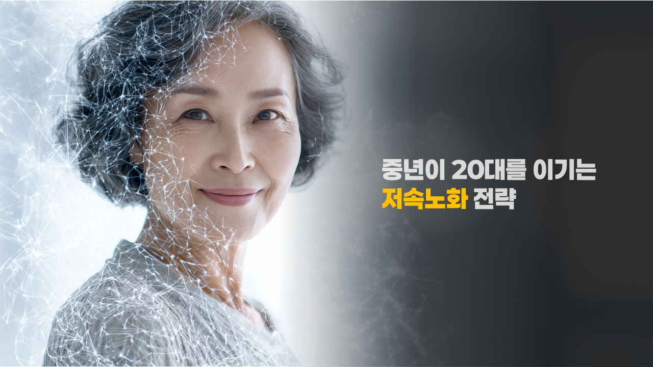 중년 저속노화, 노화방지, 최적화