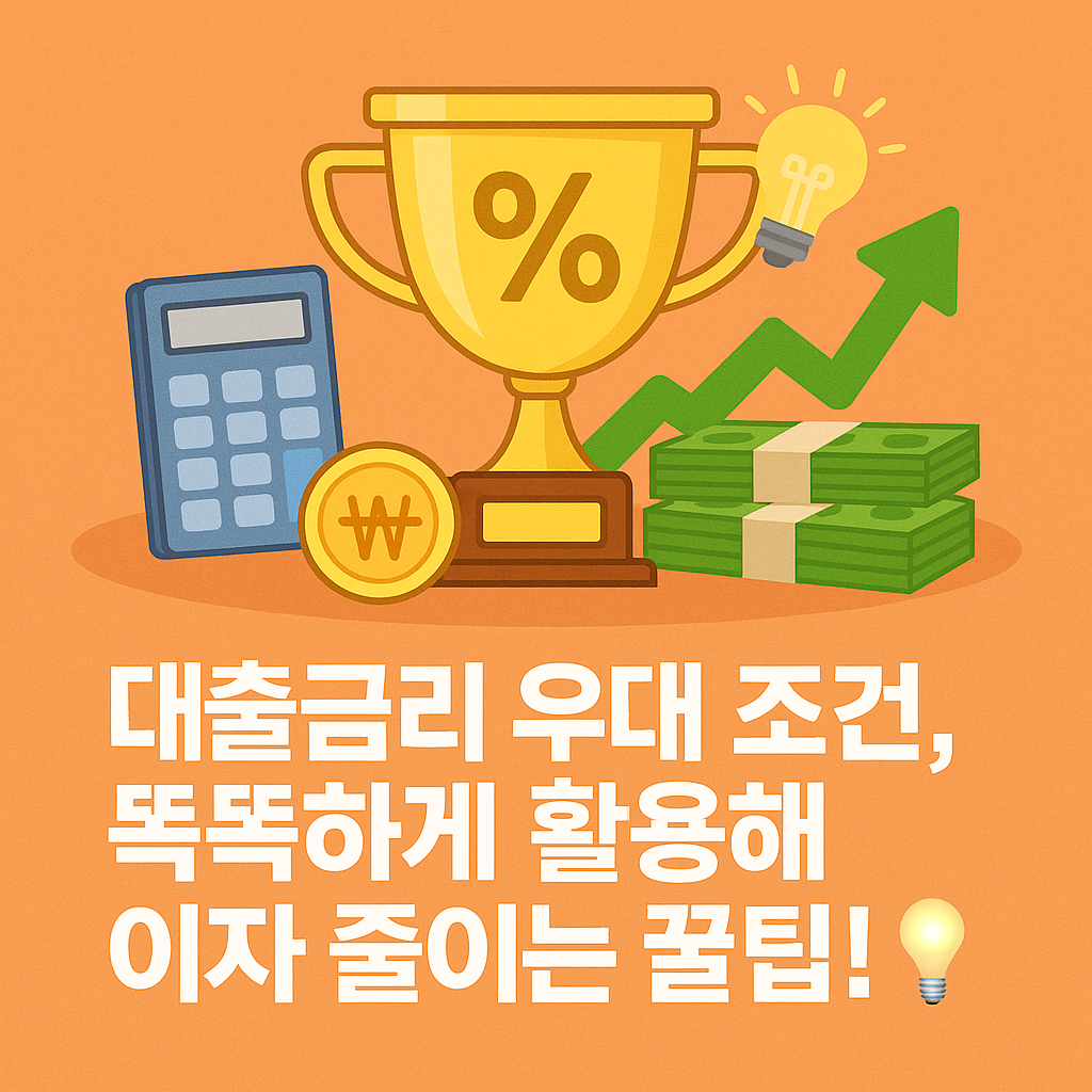 대출금리 우대 조건, 똑똑하게 활용해 이자 줄이는 꿀팁! 💡