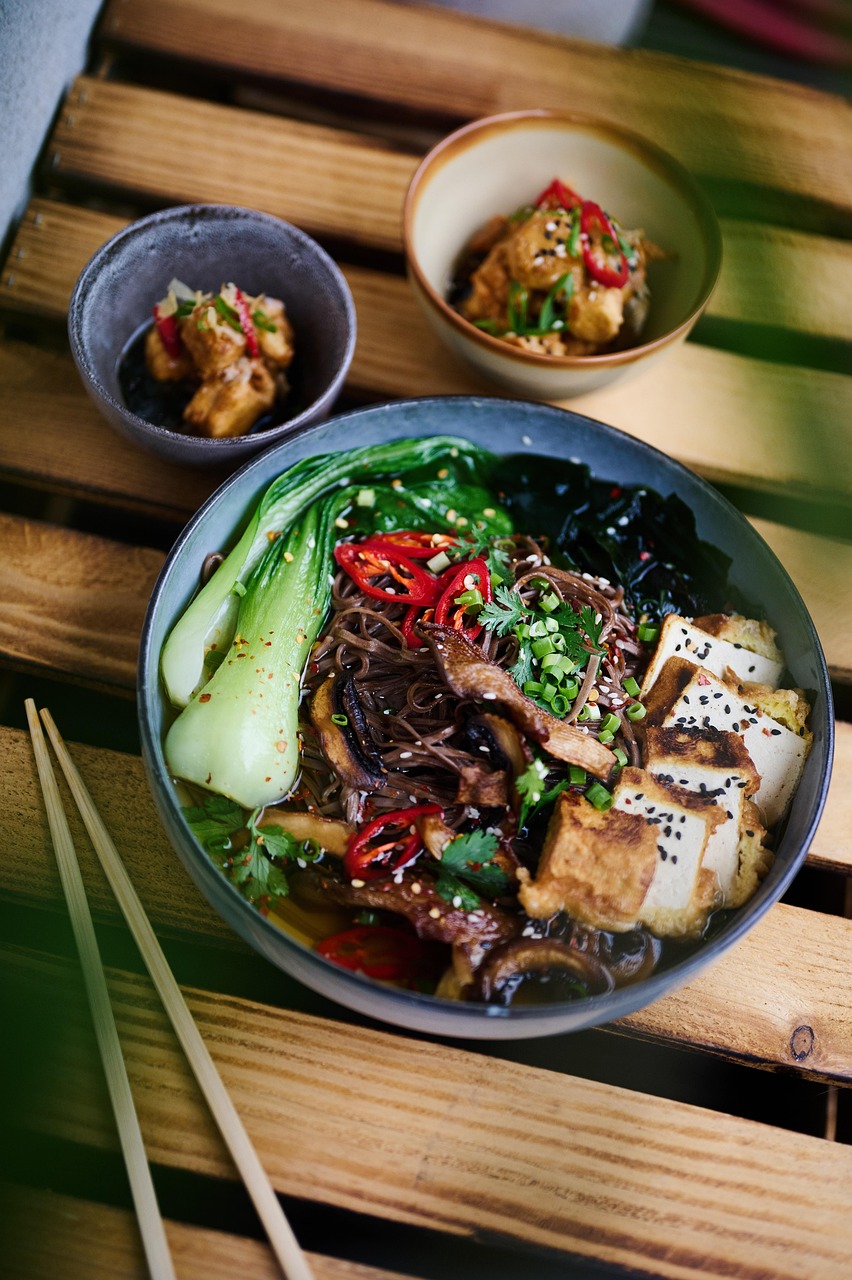 두부와 채소 요리