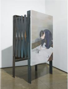 ‘Tango 소수의 규칙 2’, oil on canvas, 철 구조물, 가변 크기, 2013