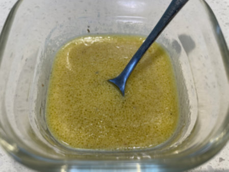 당근라페 만들기 - 드레싱 재료&amp;#44; 모두 잘 섞기