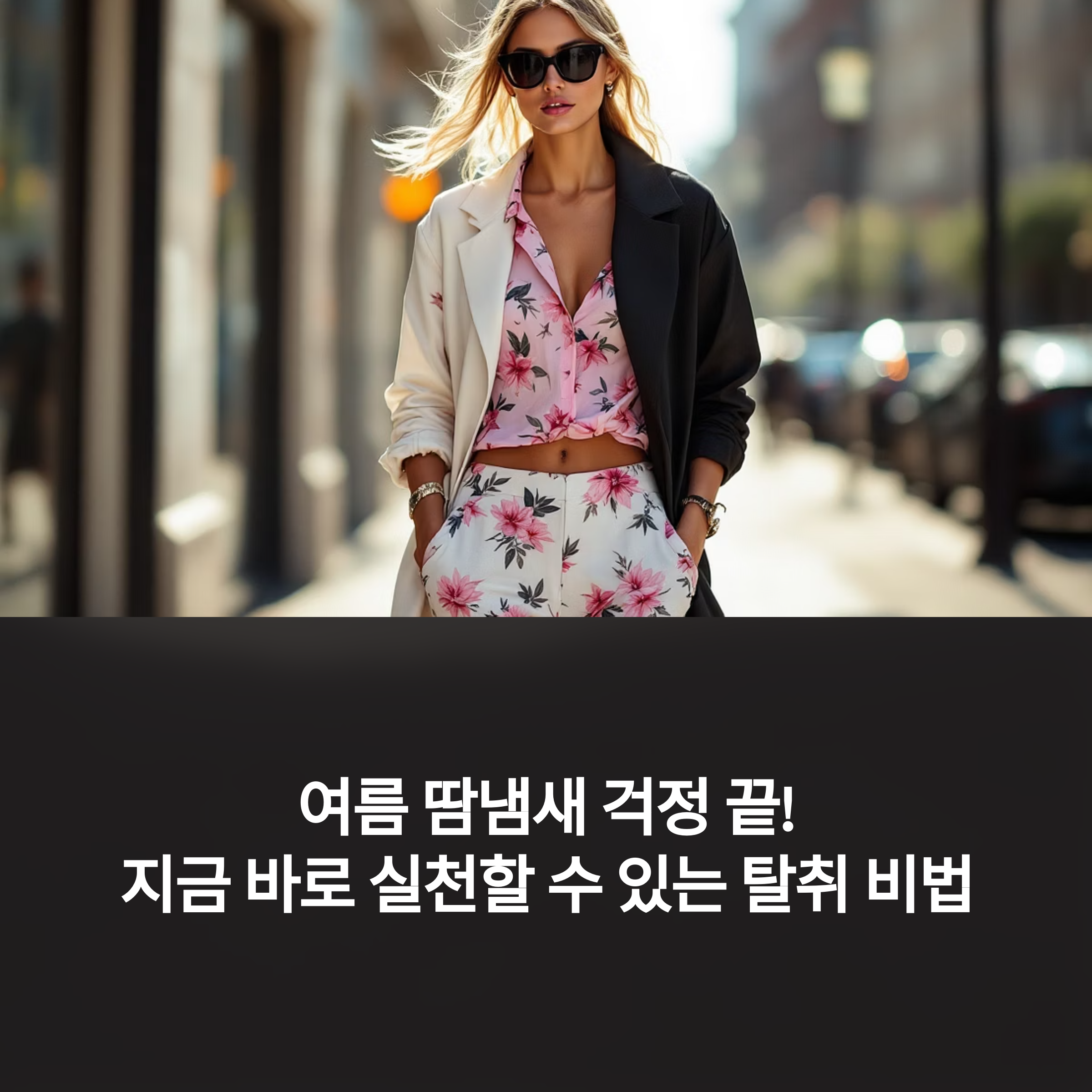여름 땀냄새 탈취비법