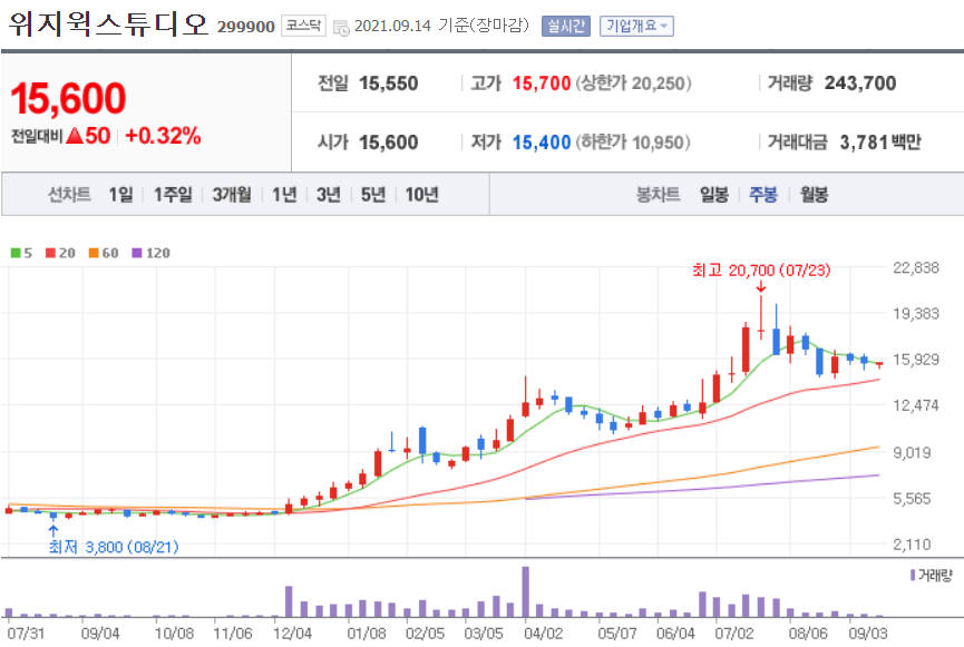 메타버스 관련주 대장주