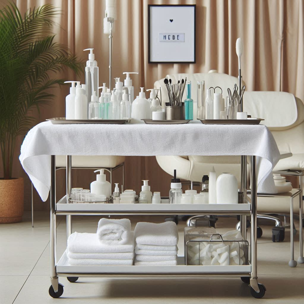 피부,체형관리 샵 배경