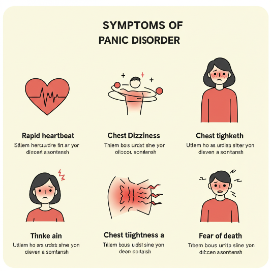 공황발작대처 인포그래픽