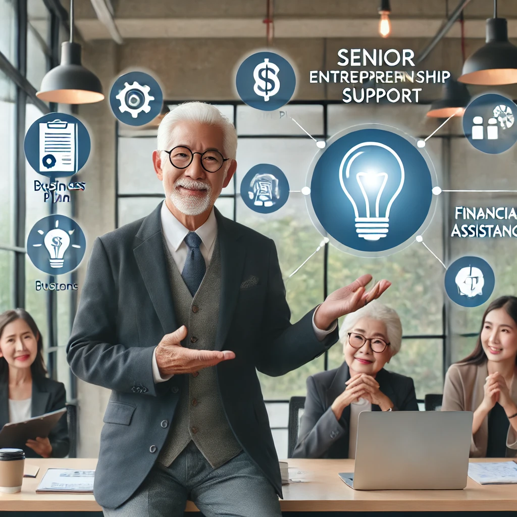 시니어 창업 지원 이미지