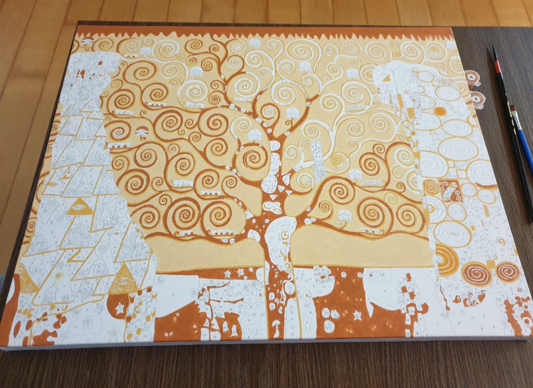 명화그리기 클림트 생명의 나무