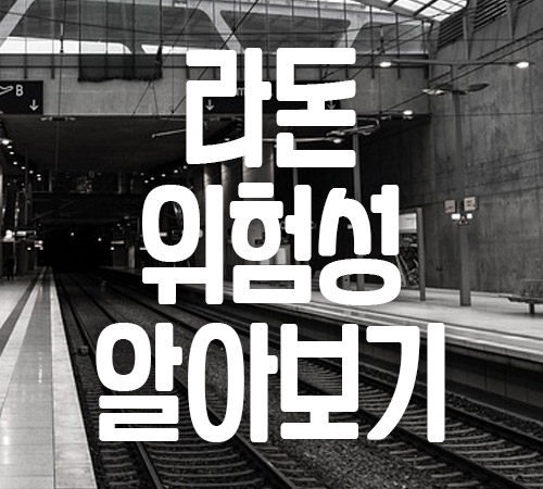 라돈 위험성