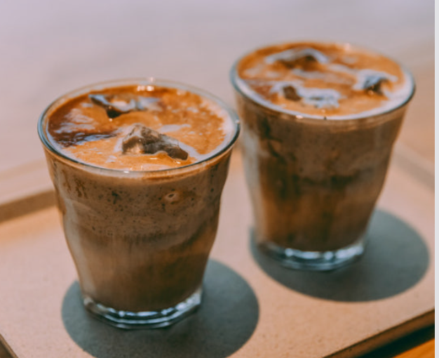 카페얼 아몬드라떼 사진