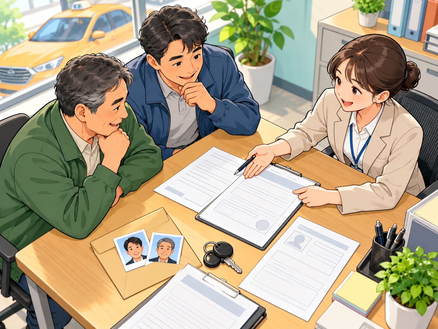 택시운전자격증명