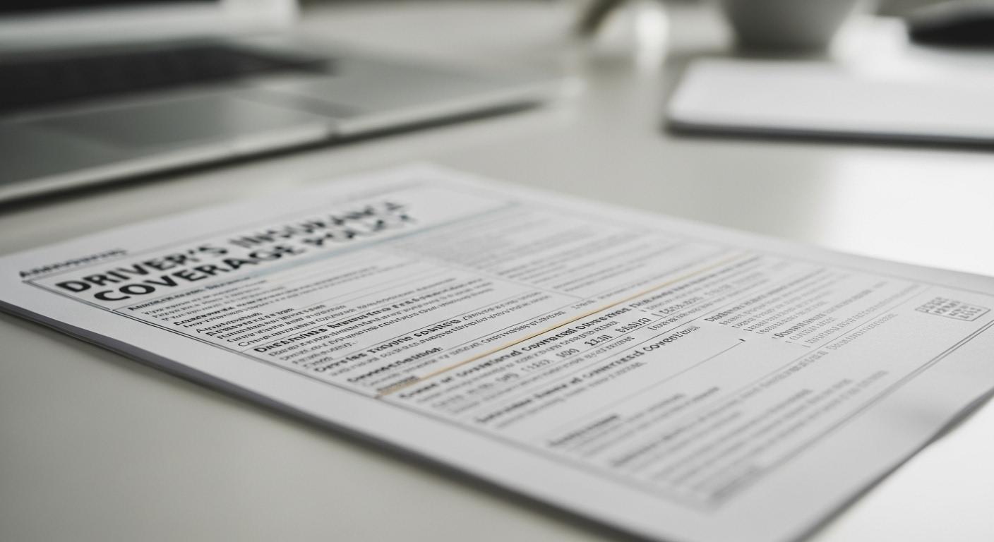 운전자보험 보장내용 비교