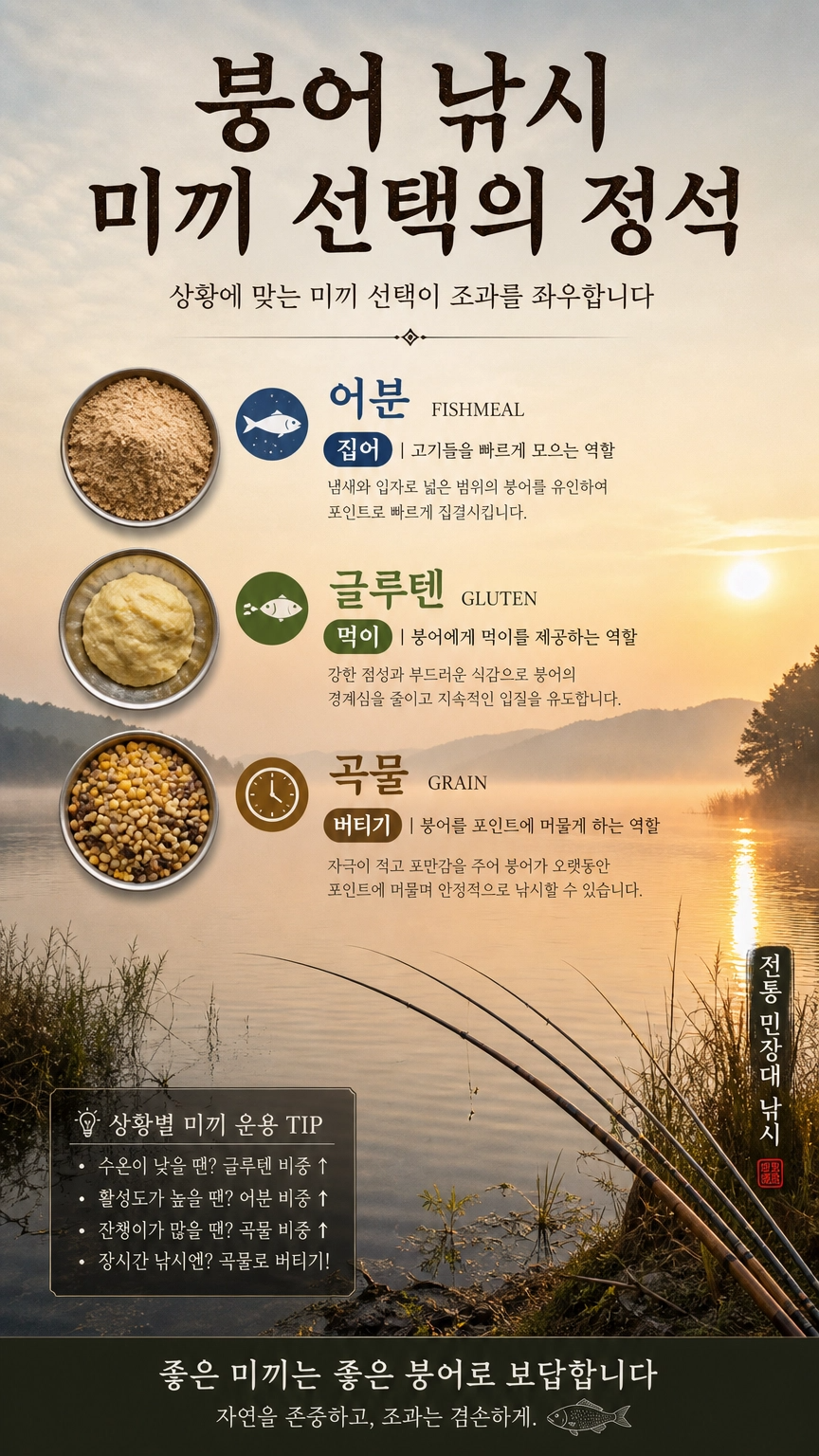 미끼 선택의 정석