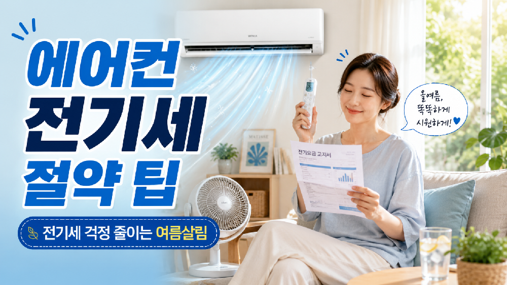 에어컨 전기세 절약 팁