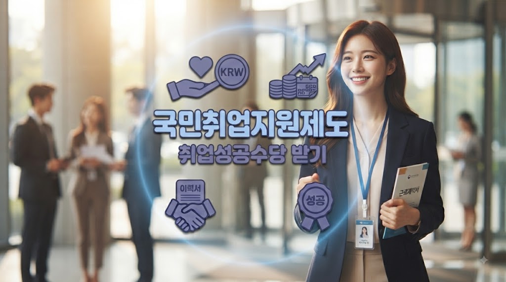 취업에 성공한 여대생