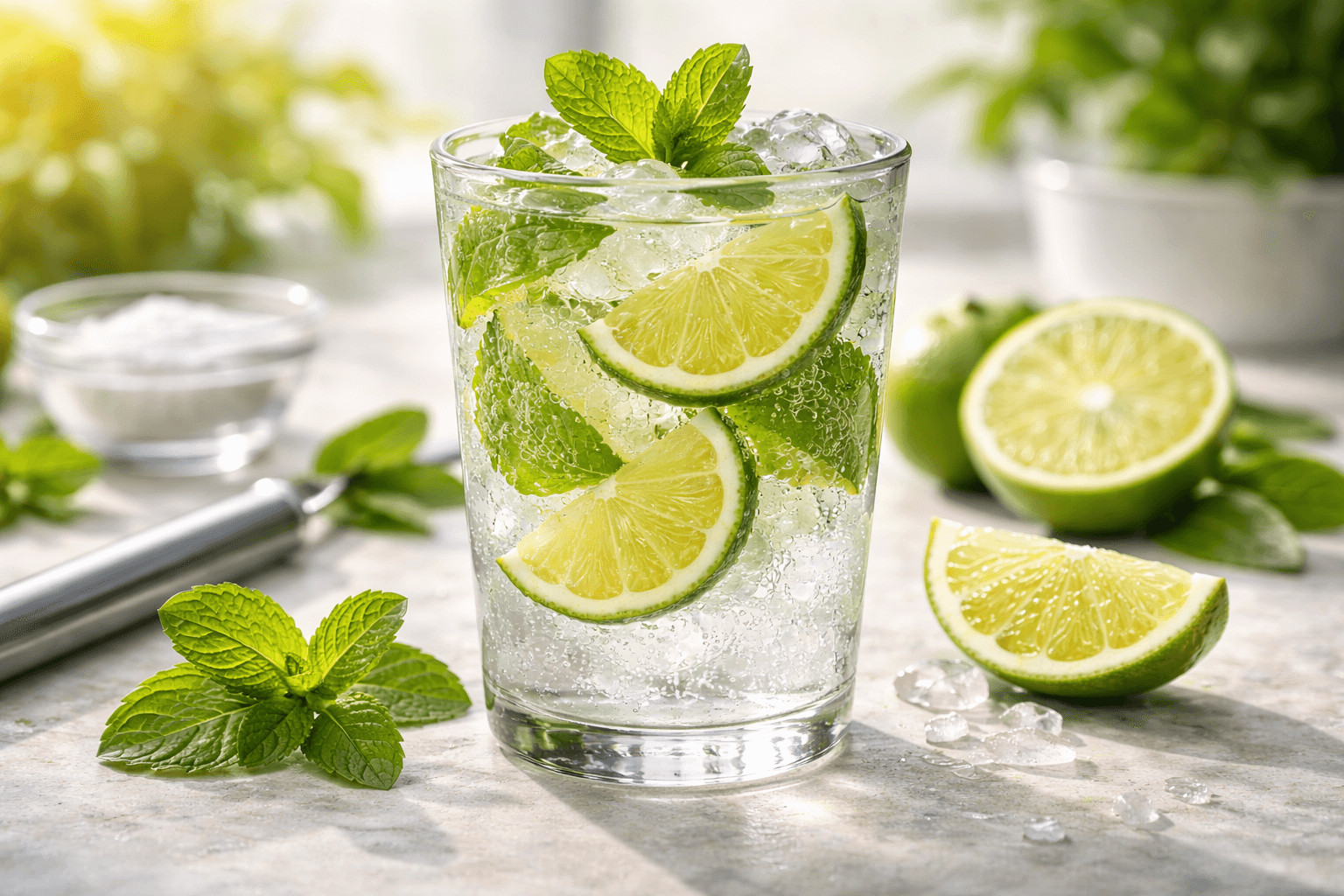 모히또: 라임과 민트의 완벽한 조화