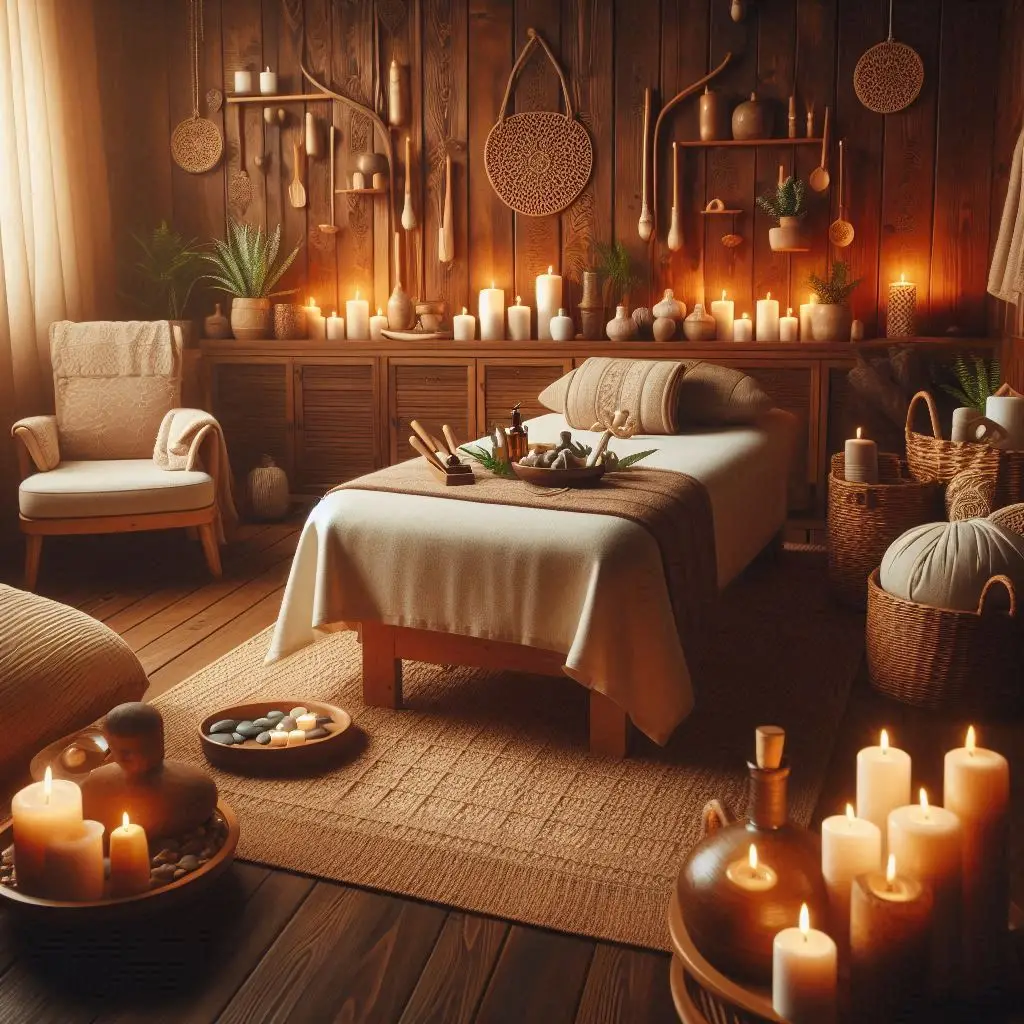 피부,체형관리 샵 배경