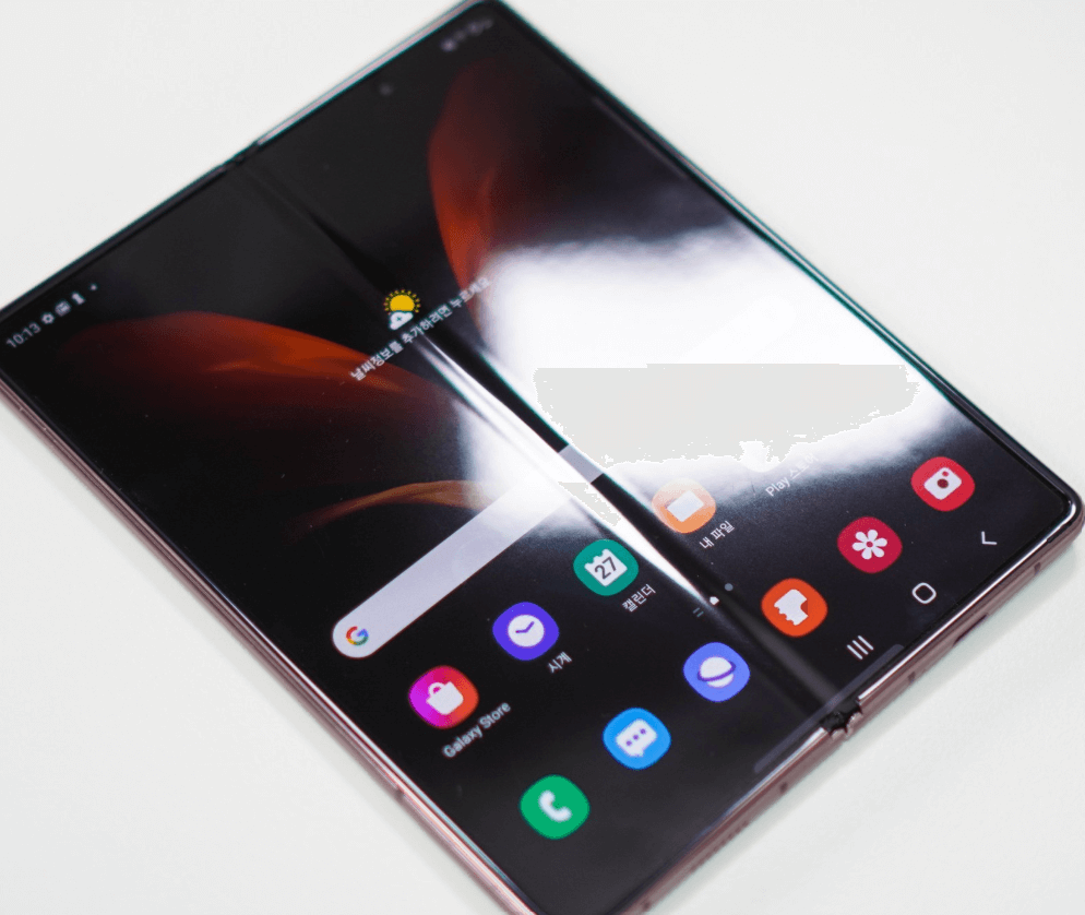 갤럭시Z 폴드 시리즈 힌지 및 폴딩 문제 이상ㅣ굴곡 힌지기울어짐 유격 180도이상펴짐