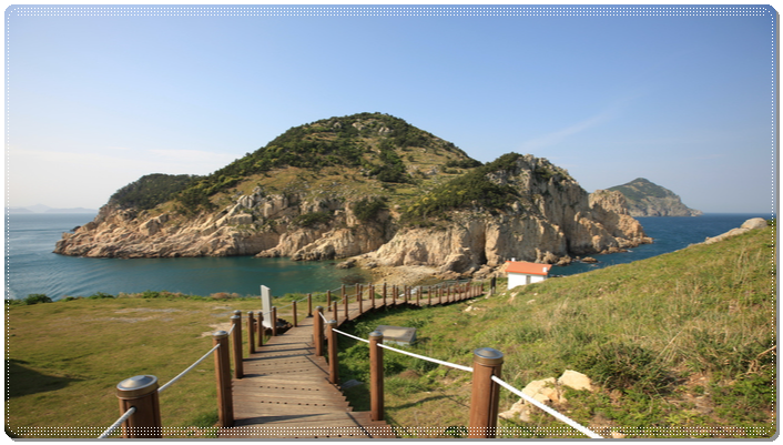 소매물도 산책로 모습