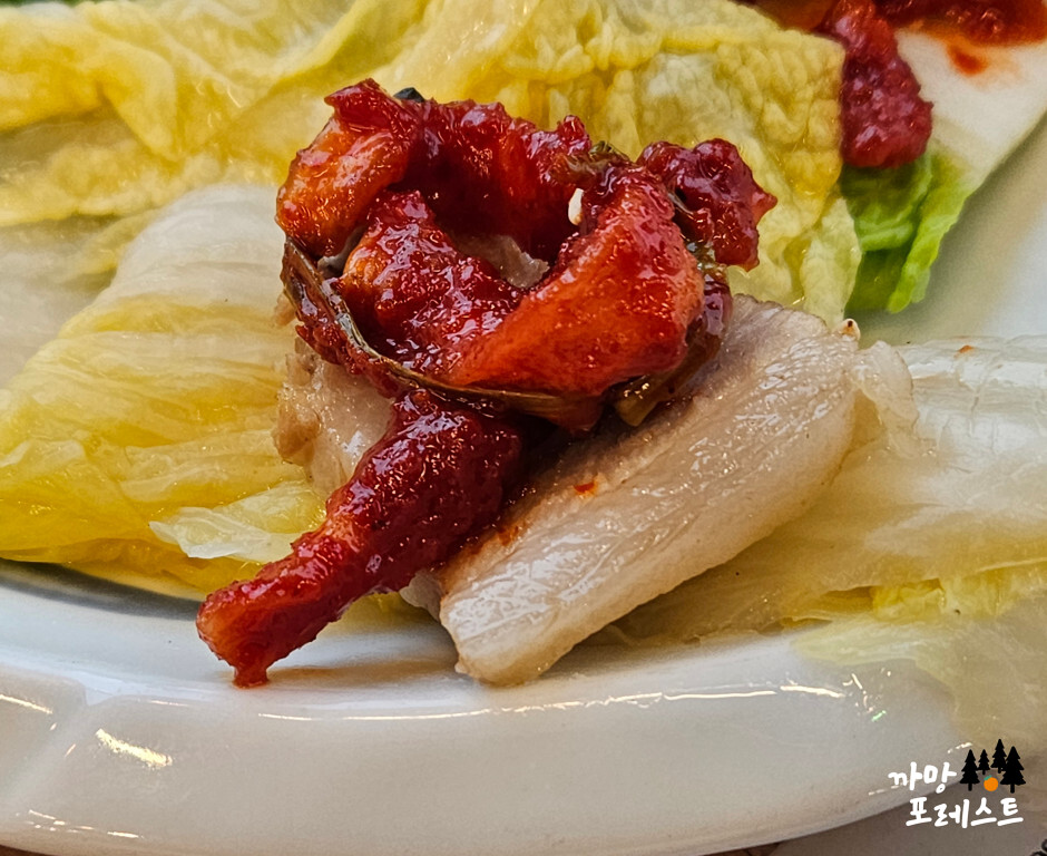 궁평항 맛집 석정 보쌈