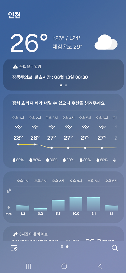 방법 7. 더 자세한 날씨 정보 확인하기