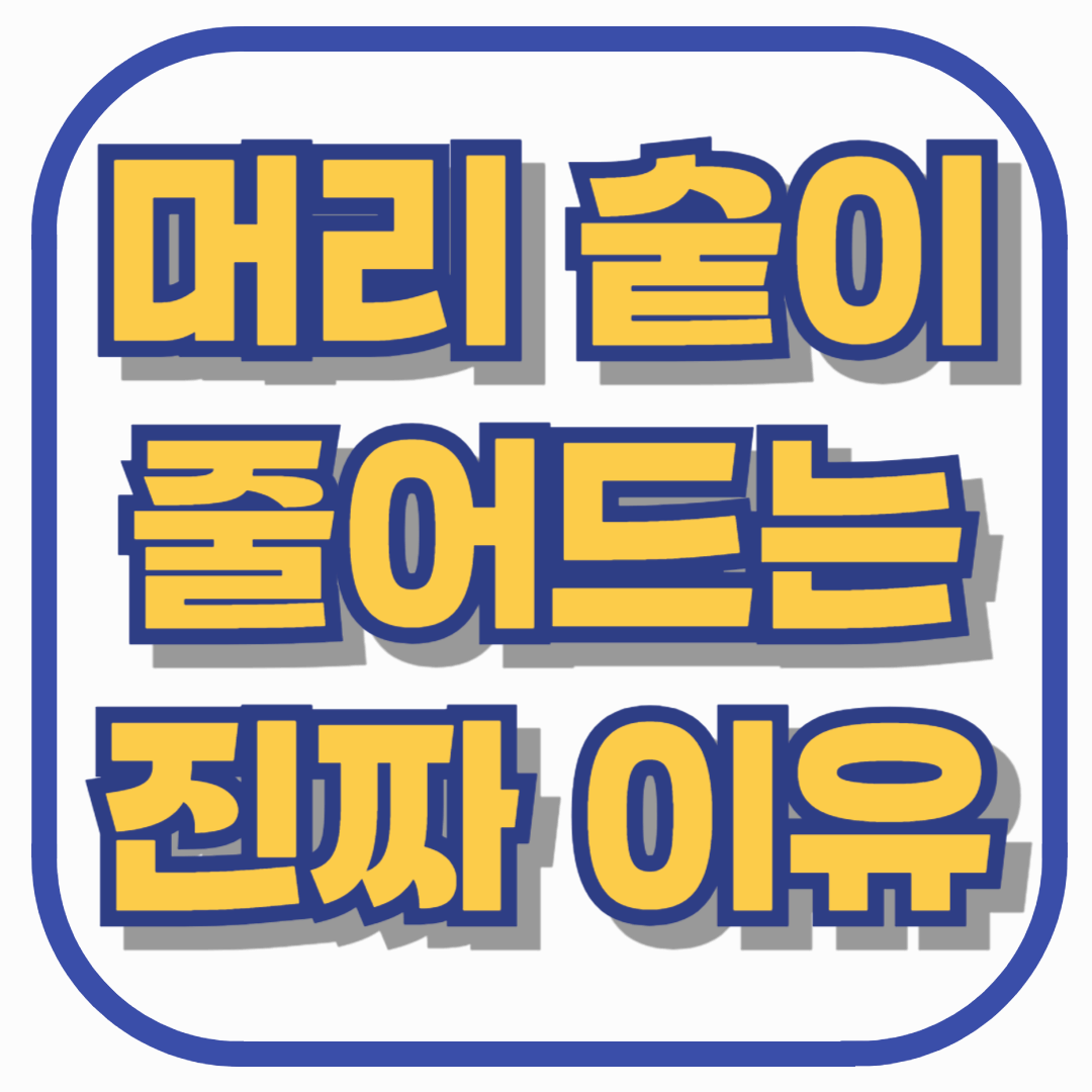 머리 숱이 줄어드는 진짜 이유, 모낭 노화를 부르는 염증성 노화와 AP-1 활성의 연결고리