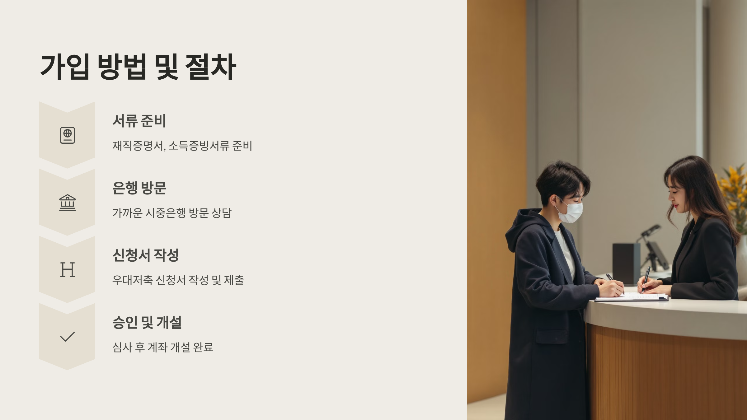 가입 방법 및 절차