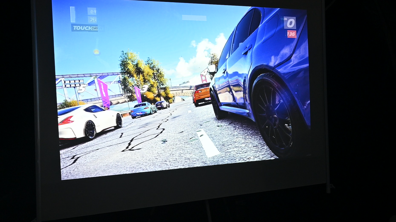 캠핑장에서 사용해본 뷰소닉 LX700-4K 게이밍 빔프로젝터 사진 11