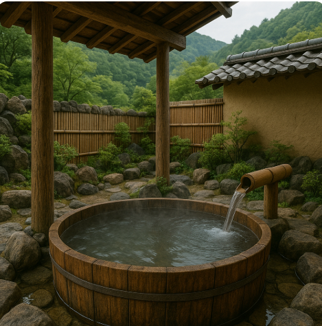 간사이 온천 풍경 사진