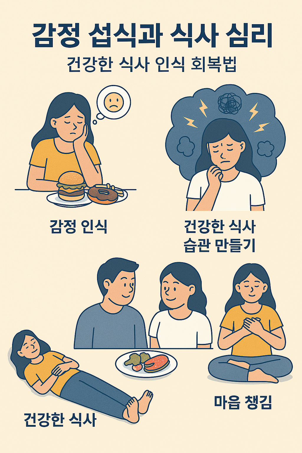 감정 섭식과 식사 심리: 건강한 식사 인식 회복법